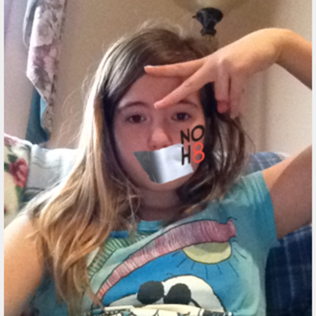 Julia C - Uploaded by NOH8 Campaign for iPhone