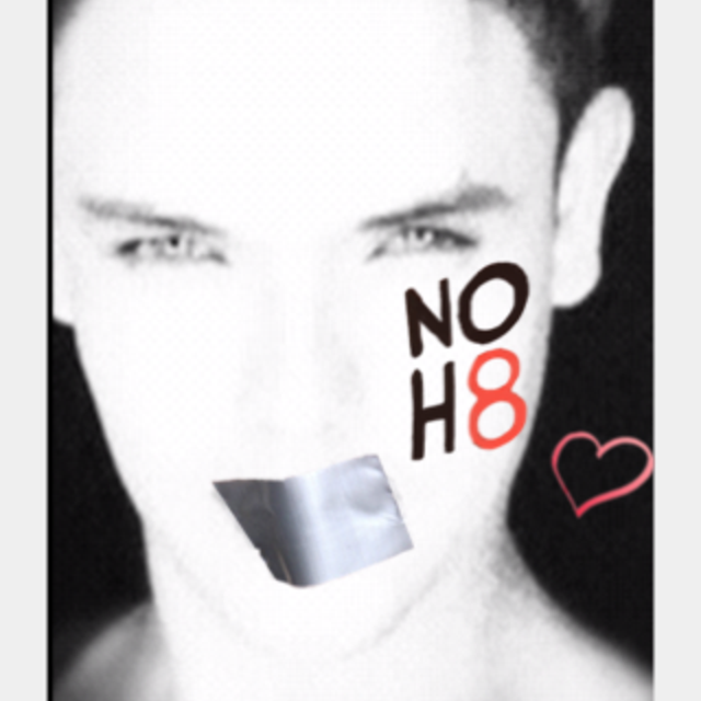 Izaac Flores - Uploaded by NOH8 Campaign for iPhone