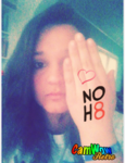 Jillian Sykes - Uploaded by NOH8 Campaign for iPhone