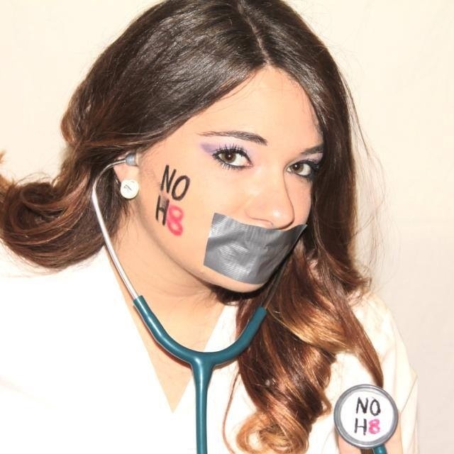 Kaylah Stevens - I, a nursing student, support NOH8