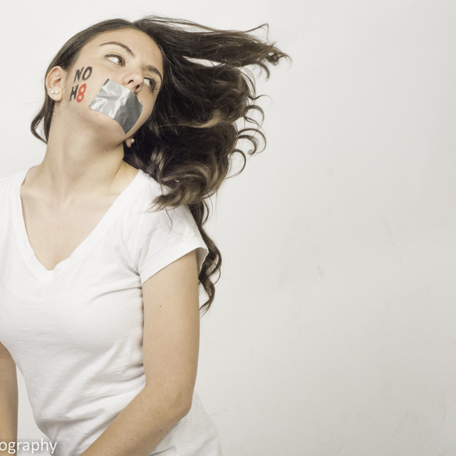 Diana Busaka - San Jose State University NOH8 Photoshoot