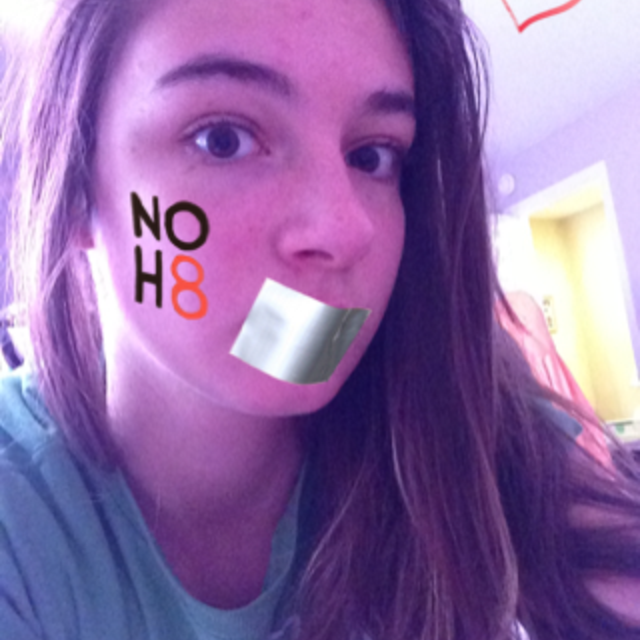 Nicole Golebiowski  - Uploaded by NOH8 Campaign for iPhone