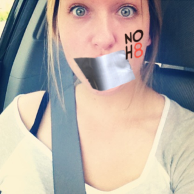 Heather  Metcalfe - Uploaded by NOH8 Campaign for iPhone