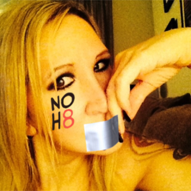 Larissa D - Uploaded by NOH8 Campaign for iPhone