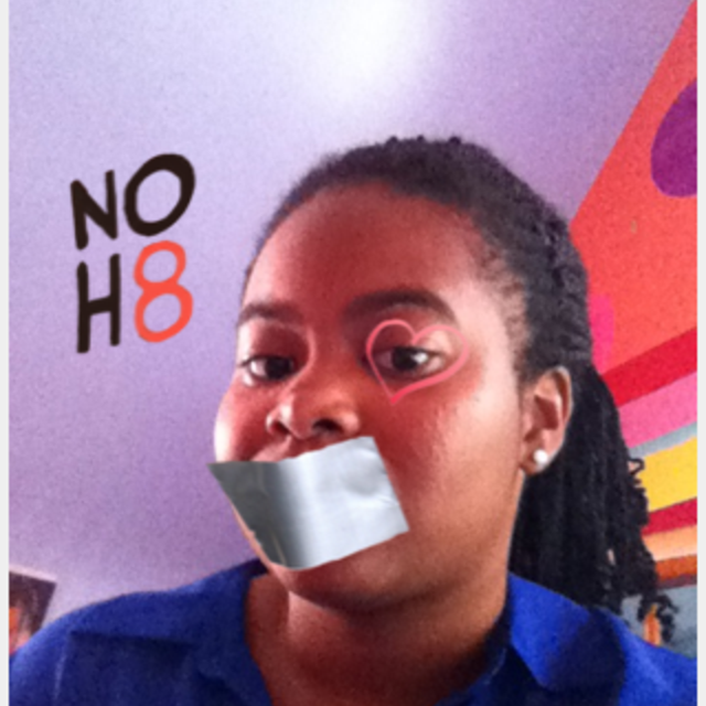 Zaria Reed - Uploaded by NOH8 Campaign for iPhone