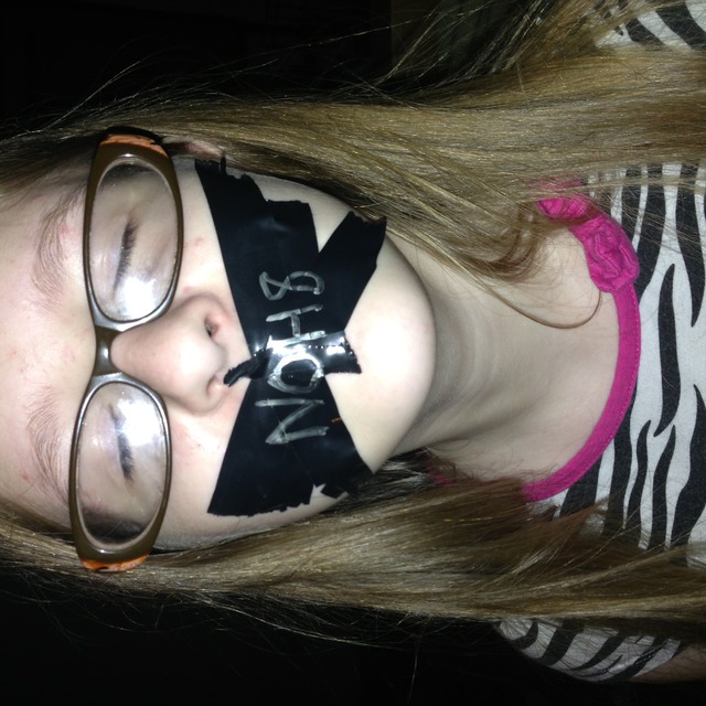 Susan Davis - This is my daughter in her own version of NOH8 !!!