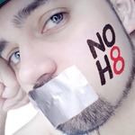 Allan Aumento - Allan Aumento. Norfolk, VA. NOH8 in 2014
