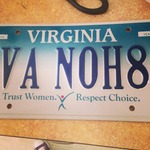Melissa Gillis - New license!  Virginia NOH8!!!!