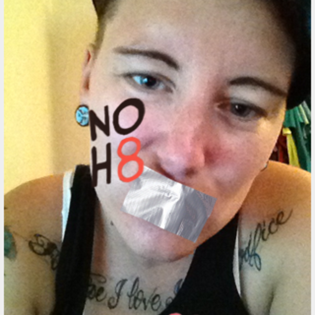 Sasha Monkhouse - Uploaded by NOH8 Campaign for iPhone