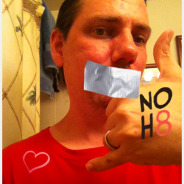 Charles Hixon-Smith - NOH8 from Maui!