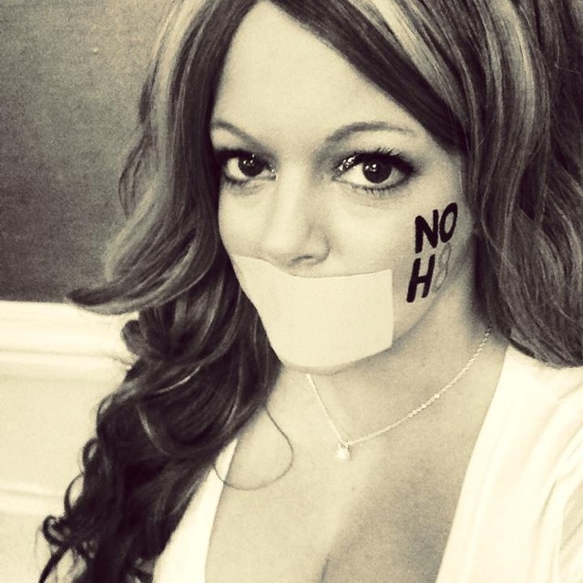 Laura Pilewski - Chicago NOH8 Photo Shoot 2014