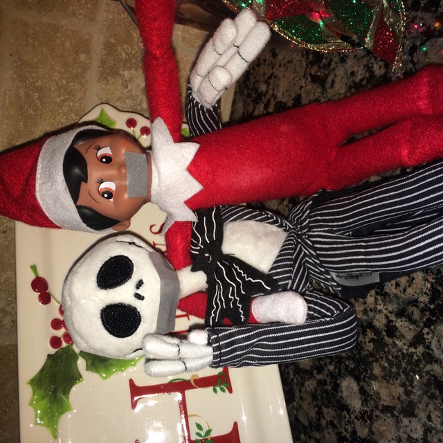 Trish  Espinoza  - Floyd the Elf and Jack Skellington are against bullying!