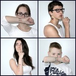 Elise van der Veld.  - Our NOH8 fotoshoot