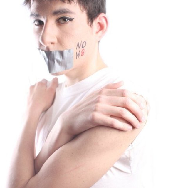 Jake Grimes - A NOH8 shoot my friend did. (: